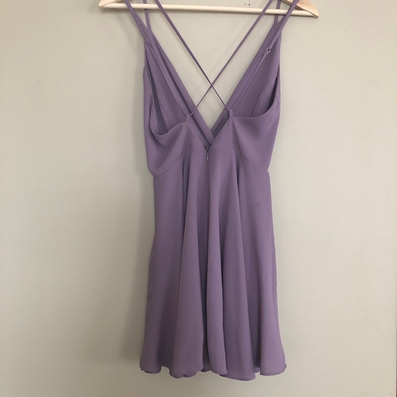 Silence + Noise Strappy Lilac Dress Sz xs - Picture 3 of 4